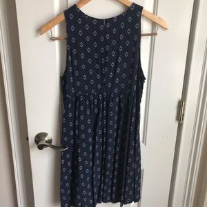 Aztec print mini dress